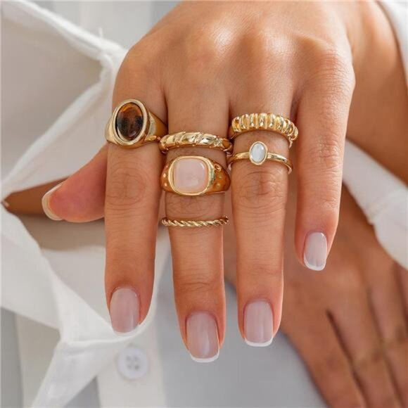✨ Chunky Silver Ring | Open Stacking Band | Modern Minimalist Jewelry - Picture 1 of 3